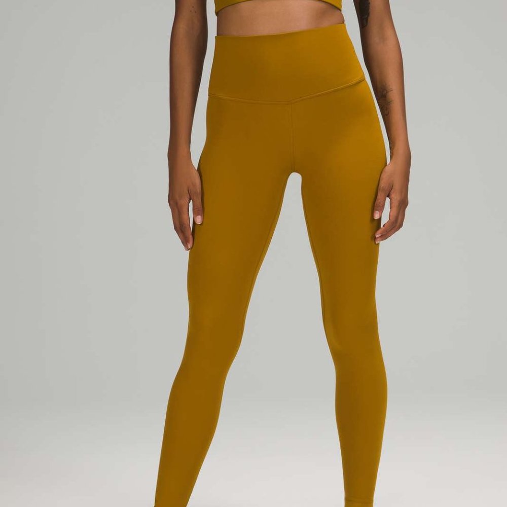 Lululemon Align Pant 28" Gold Spice Legging NEW